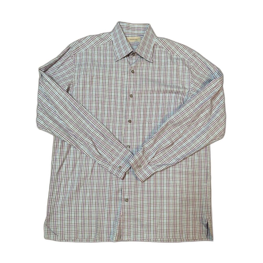 Ermenegildo Zegna Men’s Button Down Shirt - Size XL